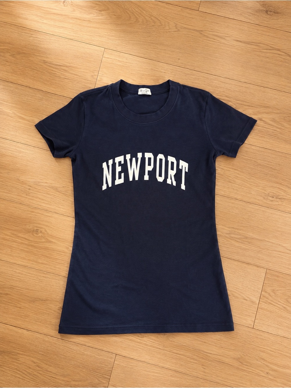 Brandy Melville Navy NEWPORT Graphic Tee